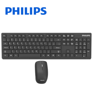 3-53-1.png Philips Kit Teclado y Mouse Inalámbrico C602, Negro | C602