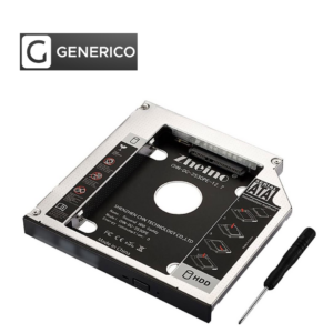 3-80-1.png Adaptador caddy 9,5 mm para disco duro HDD/SSD SATA – Second HDD para laptop