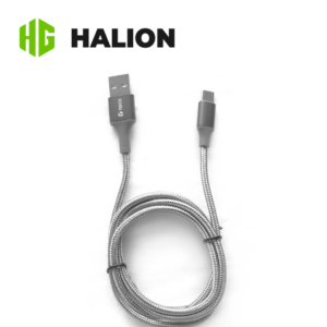 Cable USB Teros Tipo A a Tipo C, 3A y 60W Máx, Gris | TE-70211W