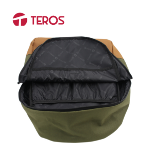 3-96.png Mochila Teros (TE-ACS9021) poliéster soporta hasta 15.6" verde militar + marrón | TE-ACS9021