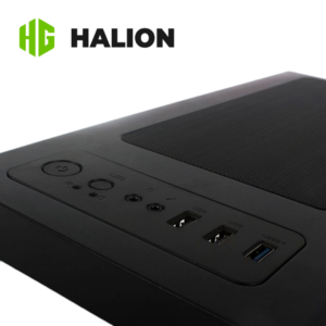 Case Gamer Halion Flash-CF, 500W, 1 Ventilador Posterior | Flash-CF