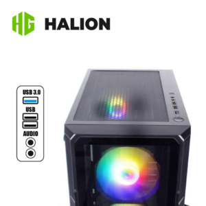 Case Gamer Halion Spectre, 550W, 4 Ventiladores | Spectre