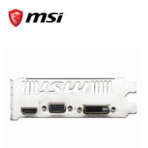 MSI Tarjeta de Video GeForce GT 730, 2 GB DDR3, 64 bit, HDMI, VGA, DL-DVI-D, PCI-E 2.0 | N730K-4GD3/OCV1