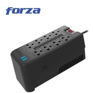 4-3-2.png Forza Estabilizador 1200 VA, 600 W, 2 USB, 8 Tomas, 220 V | FVR-1222USB