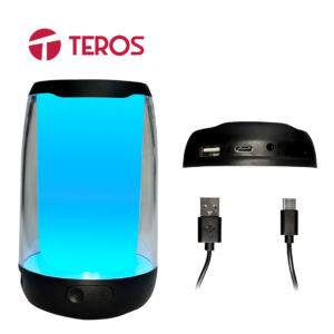 Parlante Teros TE-6043N, Bluetooth, 5W, 1200mAh, Negro | TE-6043N