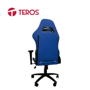 Silla Gamer Premium TE-8126B, Clase 4 Max, 150kg, Inclinación 180°, Azul con Blanco | TE-8126B