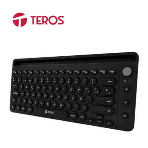 Teclado Inalámbrico TEROS TE-4064N, 2.4 GHz, Bluetooth 3.0/5.2, Negro | TE-4064N