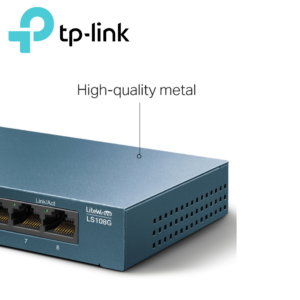 4-95.png TP-Link switch (LS108G) 8 puertos 10/100/1000 Mbps metal | LS108G
