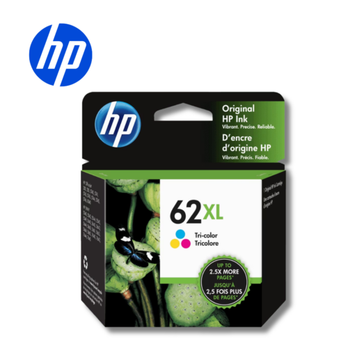 Cartucho de Tinta HP 62XL, Tricolor Original | C2P07AL