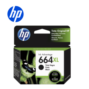 F6V31AL.png Cartucho HP 664XL Negro, rinde ~480 páginas | F6V31AL