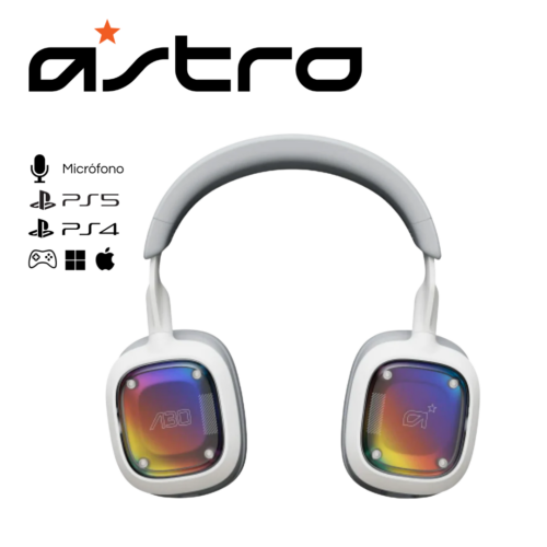 G432-1-4.png Audífono con micrófono Astro A30 Wireless para PS5/PC/Mac, White | 939-001992