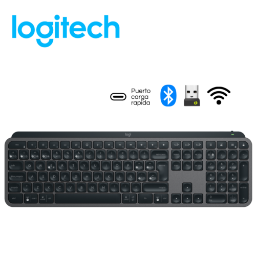 G733-1-49.png Teclado Logitech MX Keys S Illuminated Wireless/BT Black SP | 920-011561