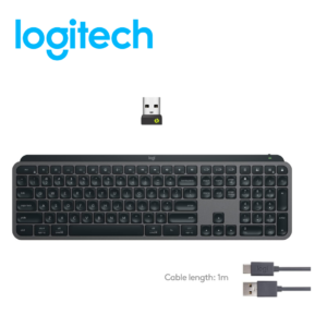 Teclado Logitech MX Keys S Illuminated Wireless/BT Black SP | 920-011561