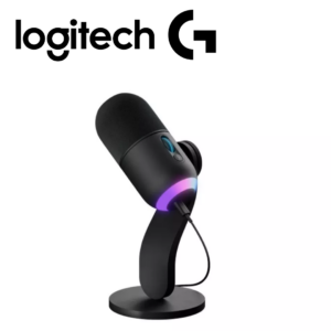 Micrófono Logitech Yeti GX Supercardioid USB p/streaming RGB Lightsync Black | 988-000568
