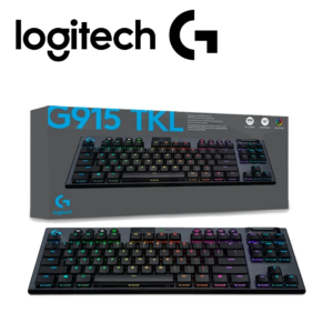 Teclado Logitech G915 TKL Lightspeed, RGB, Lightsync, Mechanical, Black | 920-009495