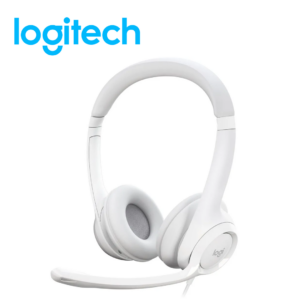 Audífono Logitech H390 con Micrófono, USB, Blanco | 981-001285