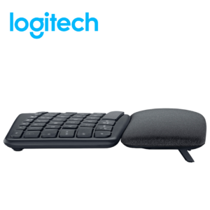 Teclado Inalámbrico Logitech ERGO K860 | Bluetooth, Ergonómico, Membrana, Numérico Negro  | 920-009845