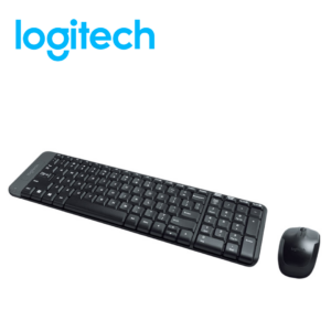 Kit Logitech MK220, Teclado y Mouse Inalámbrico, Negro | 920-004430