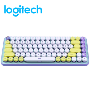 H151-1-3-43.png Teclado Logitech Pop Keys Multi-Device Wireless/BT Fresh Vibes Lila/Green | 920-010714