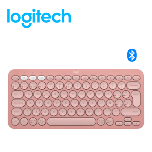 H151-1-30-1.png Teclado Logitech Pebble Keys 2 K380S Bluetooth/Wireless SP Rose | 920-011785