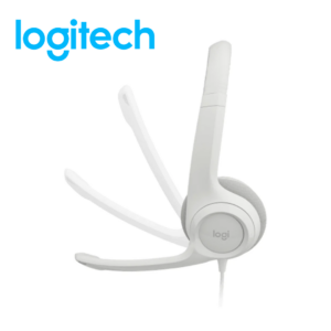 Audífono Logitech H390 con Micrófono, USB, Blanco | 981-001285