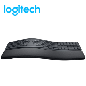 Teclado Inalámbrico Logitech ERGO K860 | Bluetooth, Ergonómico, Membrana, Numérico Negro  | 920-009845