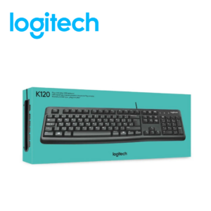 Teclado Logitech K120, USB, Negro | 920-004422