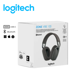 Logitech audífono con micrófono (Zone Vibe 100) Bluetooth black | 981-001214