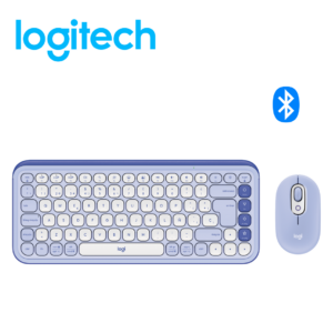H151-1-59.png Teclado Logitech + Mouse Pop Icon Bluetooth/Wireless SP / Copilot / Lilac | 920-013054