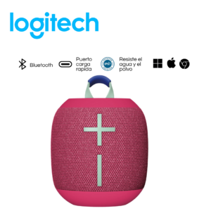 H151-1-7.png Parlante Logitech UE Wonderboom 4 Bluetooth IP67 14H USB-C Hyper Pink |984-001890