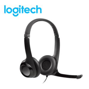 Audífono c/micrófono Logitech H390, USB, cancelación de ruido, negro | 981-000014