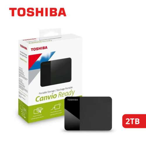 HDTP320XK3AA.png Disco duro Toshiba Canvio Ready, 2 TB, Negro | HDTP320XK3AA