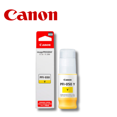 PFI-050-Amarillo-.png Tinta Canon Original PFI-050 Y, Amarillo| PFI-050