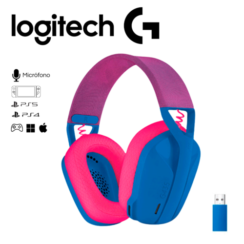 PRO-X-2-1-BLACK-5.png Audífono con micrófono Logitech G435 Lightspeed/Bluetooth Blue | 981-001061