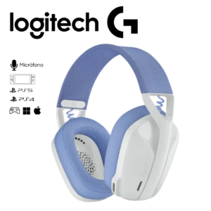Audífono con micrófono Logitech G435 Lightspeed/Bluetooth White | 981-001073