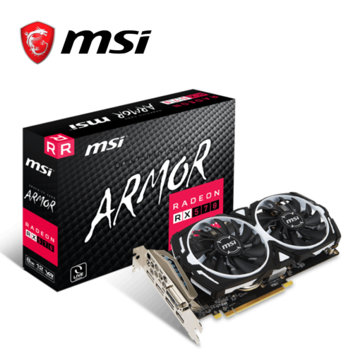 Radeon-RX-570-ARMOR-8G.png MSI Tarjeta de Video RADEON RX 570 Armor, 8 GB GDDR5, 256 bit, PCI-E x16 | 570 Armor